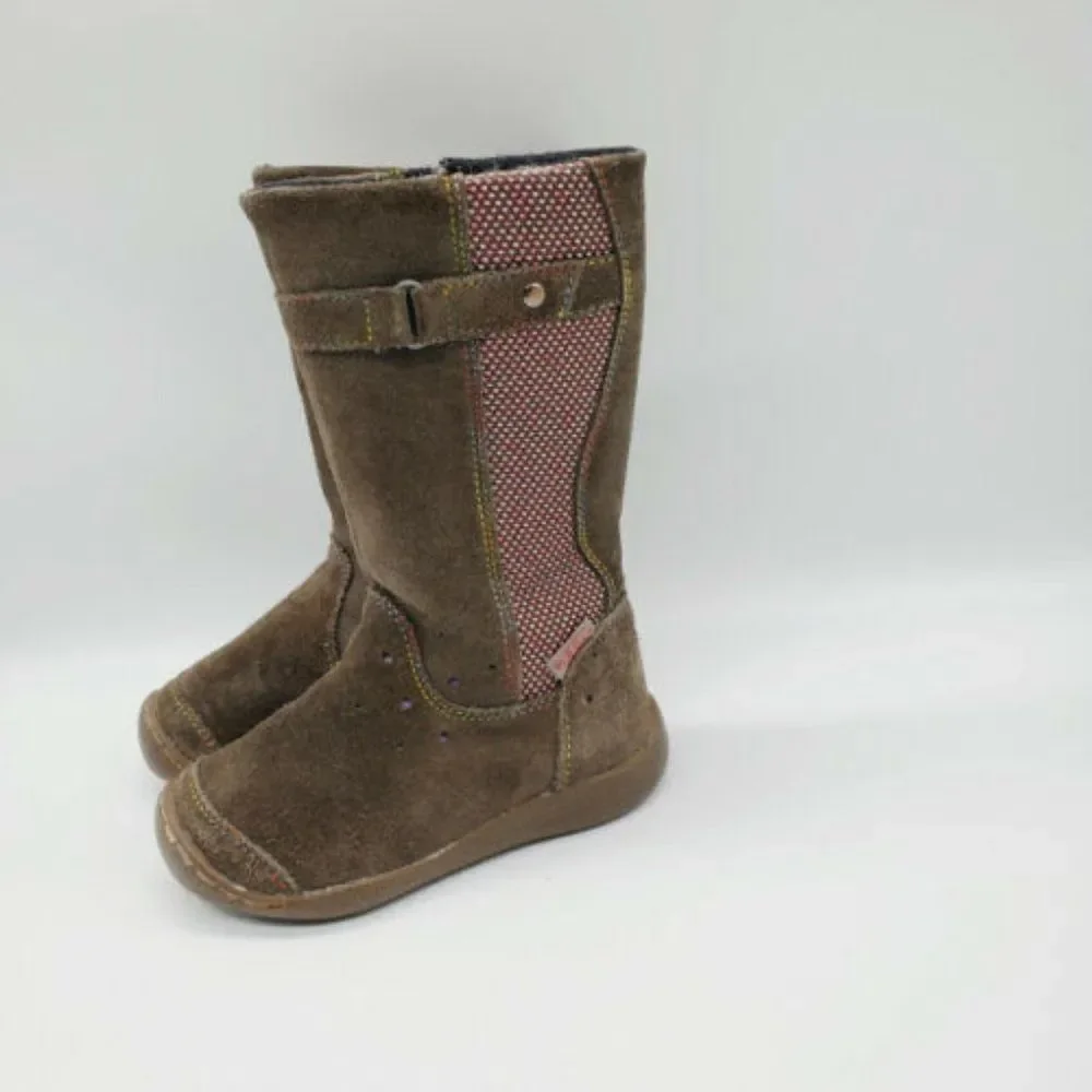 Keen Girls Brown Adjustable Round Toe Winter Boots‎